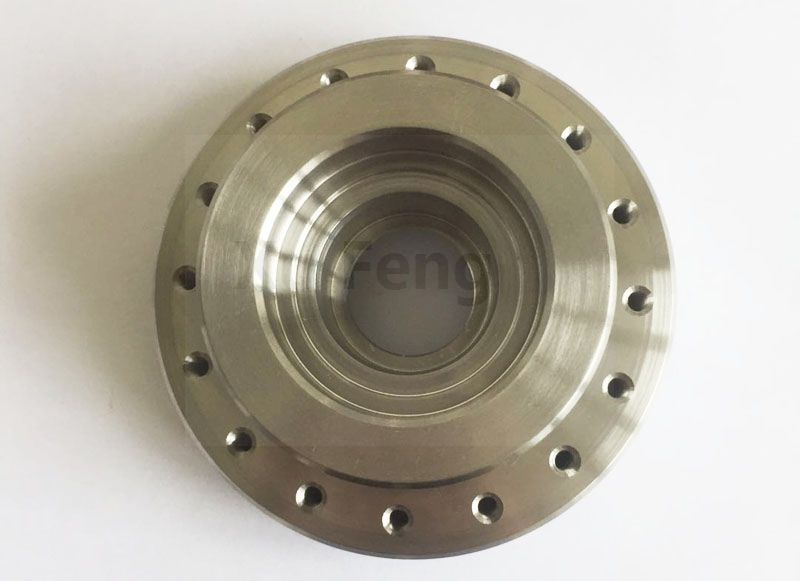 Stainless steel flange part,CNC Turning Part.Stainless steel flanges are usually made from a variety of stainless steel grades, such as 304, 316, 317 and 321. They are used in a range of applications, such as food and beverage, pharmaceutical, and industr